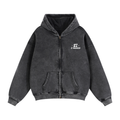 “success was never supposed to be easy” Zip-Through Boxy Fleece Hoodie