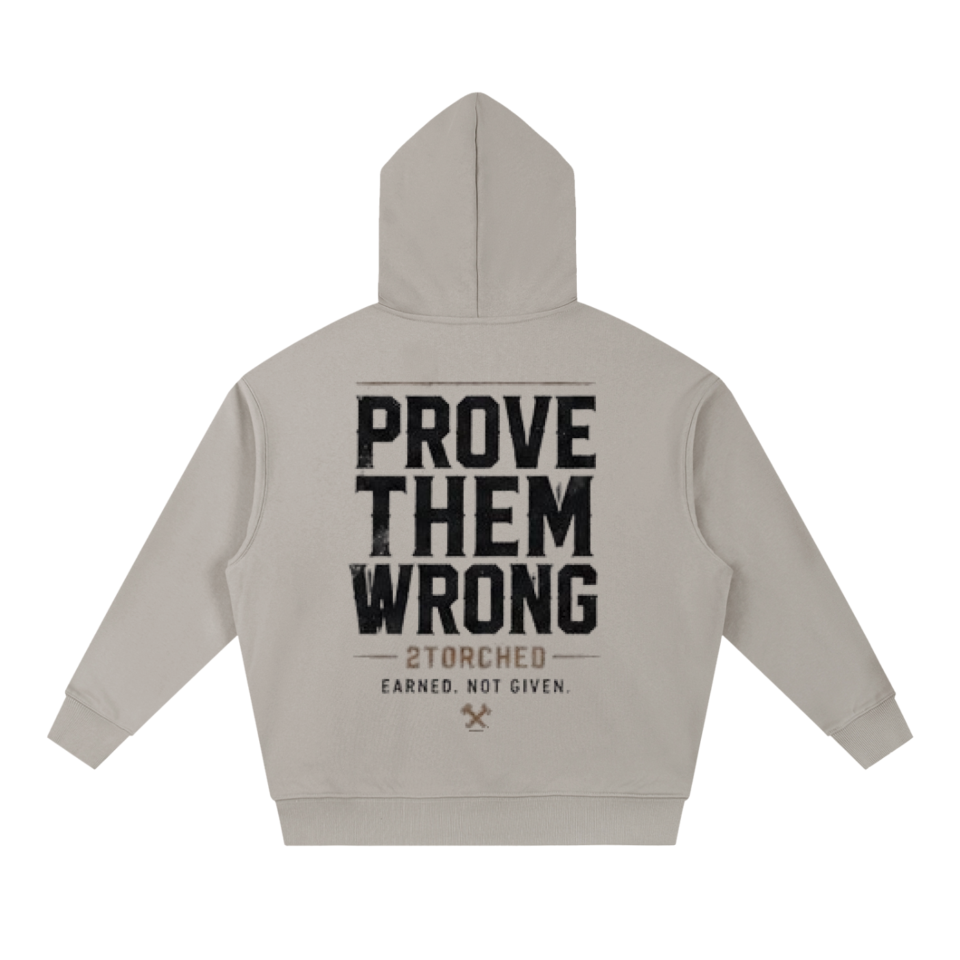 “Prove them wrong”  Boxy Heavyweight Drop-Shoulder Hoodie