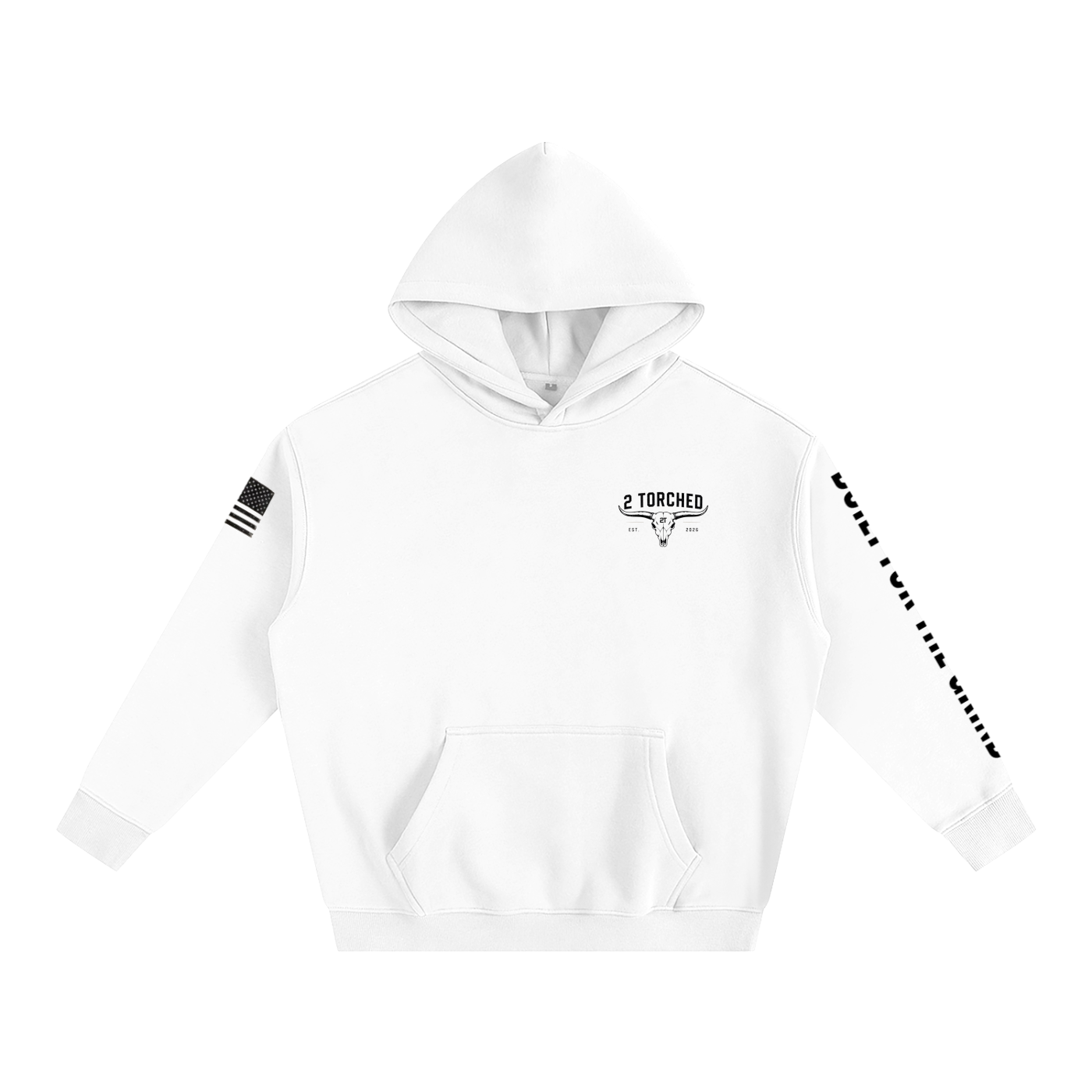 “RESPECT THE WORK” Oversize Fleeced Hoodie