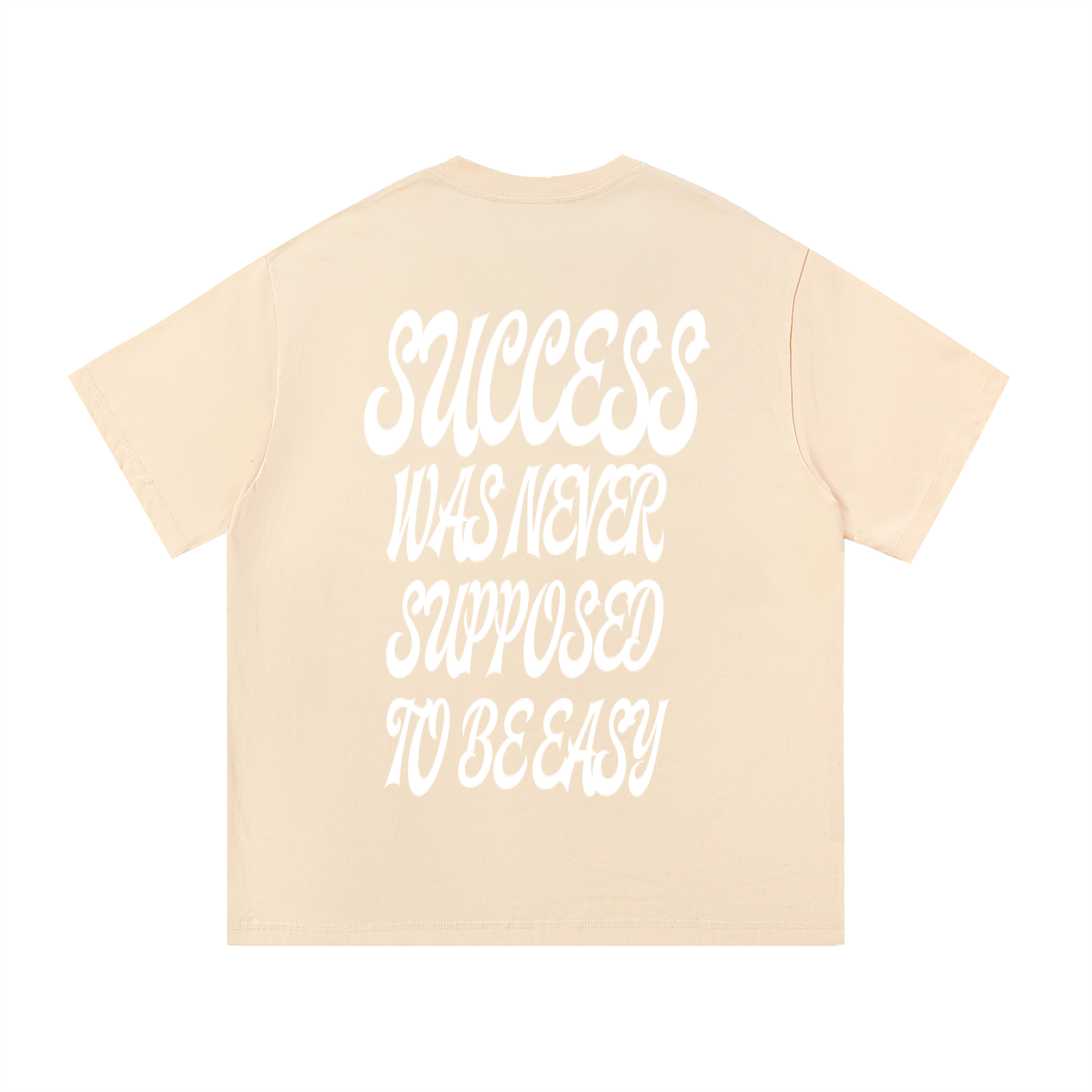 “Success was never supposed to be easy” Essential Cotton T-Shirt