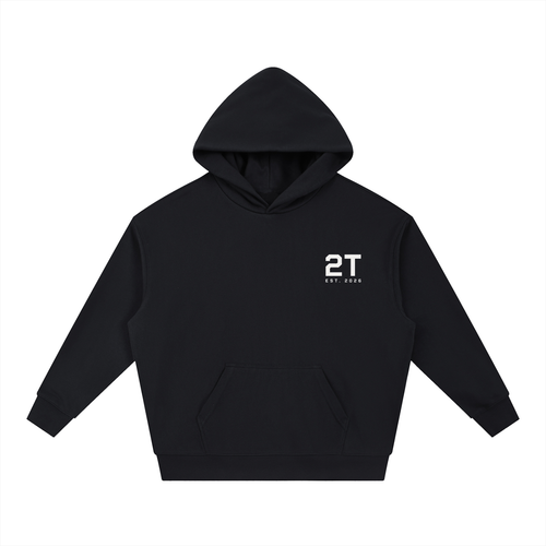 “Built For The Grind” Boxy Heavyweight Drop-Shoulder Hoodie