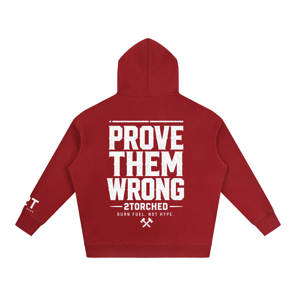 " PROVE THEM WRONG" Oversize Fleeced Hoodie