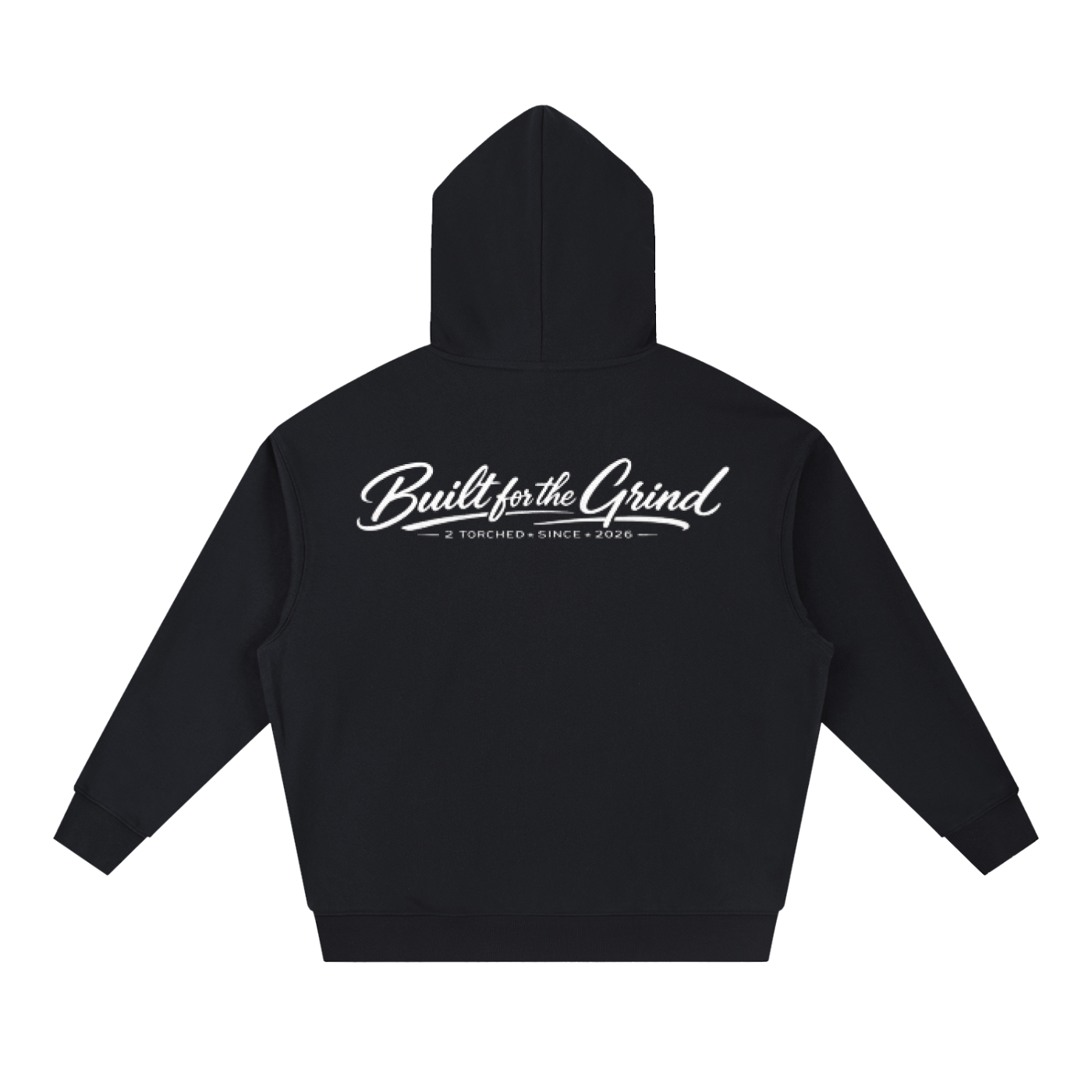 “Built For The Grind” Boxy Heavyweight Drop-Shoulder Hoodie